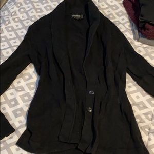 Black cardigan
